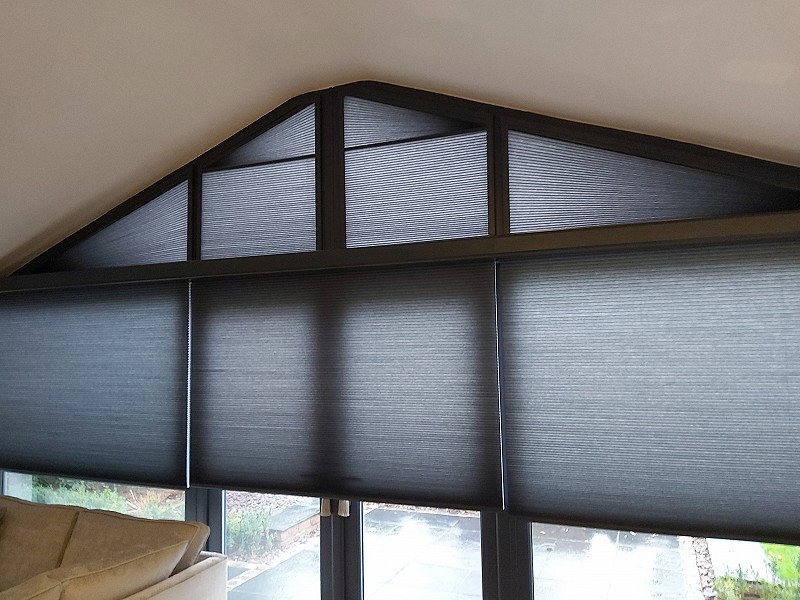 Apex shaped blinds