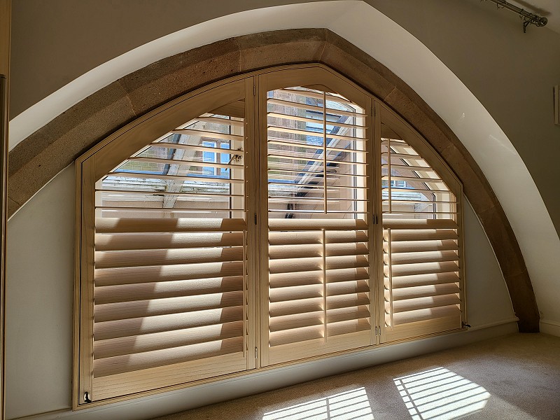 Gothic Arch Shaped Shutters