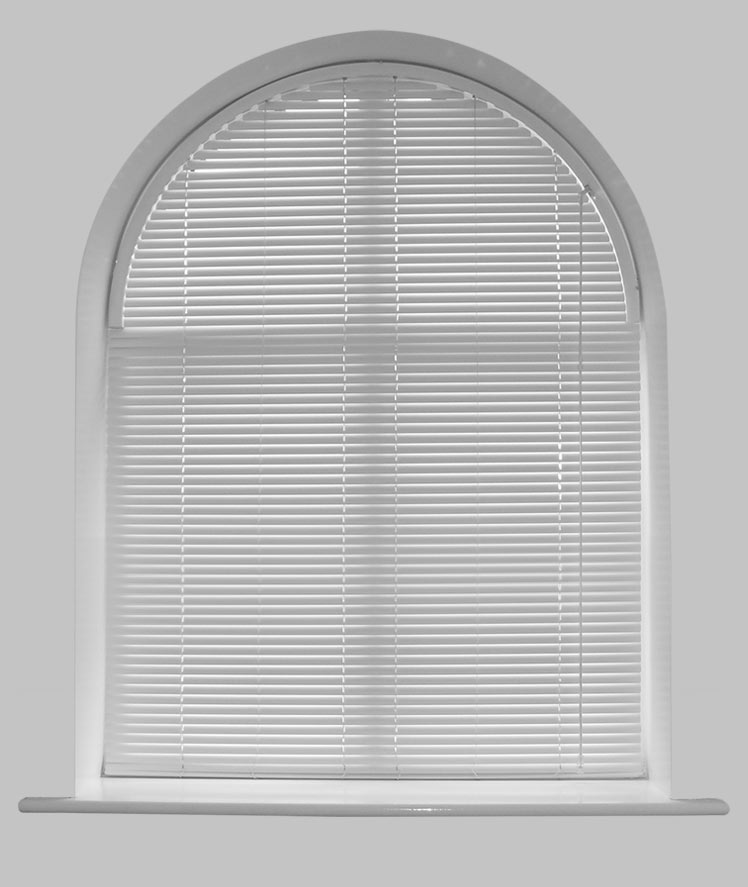 Arched window blind
