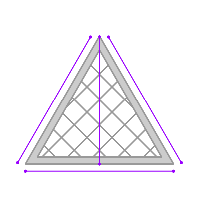 triangular shaped windows